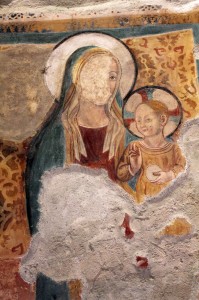 Serravalle di Chienti / LocalitÃ  Collecurti, Chiesa di Santa Croce, Madonna con Bambino