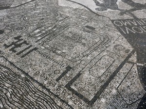 Mosaici pavimentali a piazzale dell'Impero