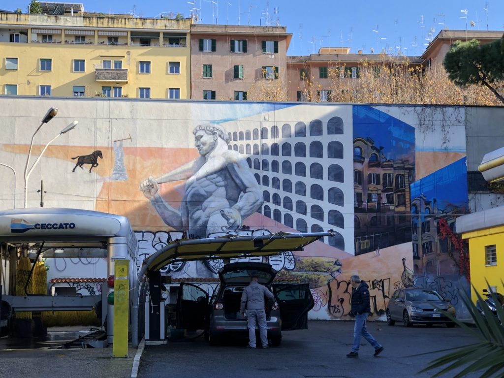 Via Ostiense. Il piccone demolitore e risanatore, Gaia [Foto: Associazione Culturale GoTellGo, CC BY SA]