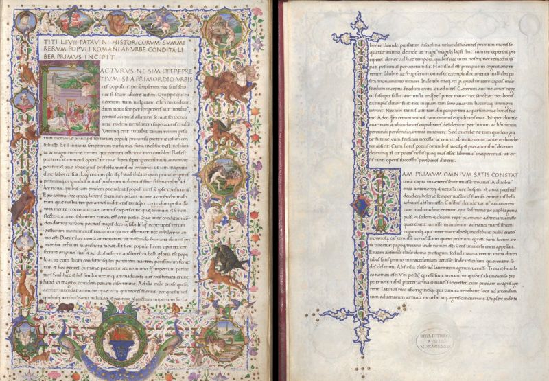 Ab urbe condĭta libri, Tito Livio, esemplare del Quattrocento [Fonte: World Digital Library, Bavarian State Library]