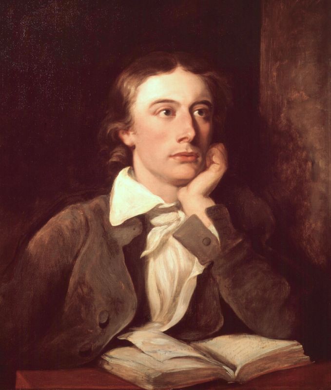 John Keats ritratto da William Hilton [Fonte: Wikipedia, PD]