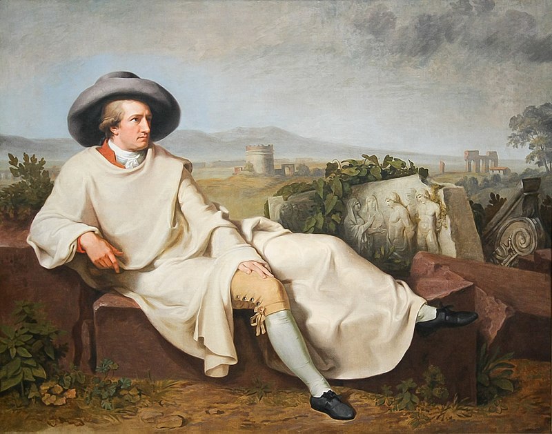 Francoforte, Städelsches Kunstinstitut, Heinrich Wilhelm Tischbein, Goethe nella campagna romana, 1787 [Fonte: Wikimedia Commons, PD]