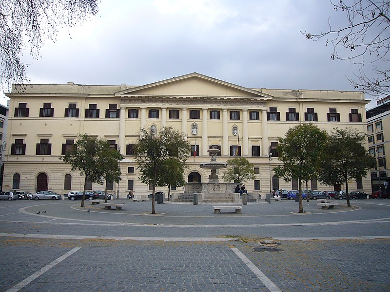 Roma, Palazzo del Monopolio dei tabacchi (Pio IX, 1860) [Fonte: Wikipedia, by Lalupa]