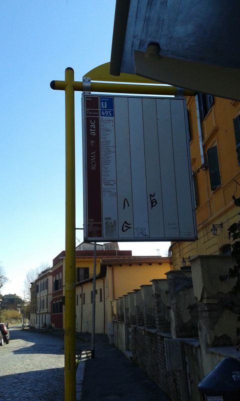 La fermata del 495 al Borghetto dei Fornaciari [Foto: Giuseppina Granito, CC BY NC SA]
