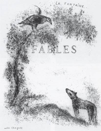 Marc Chagall, Le Fables, Vol I, 1927, copertina