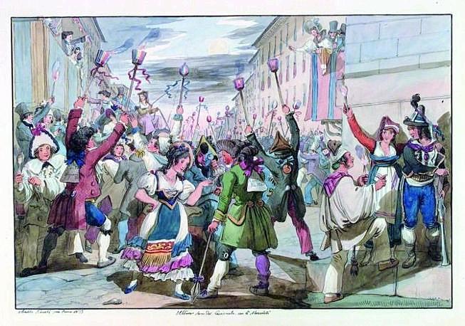 Achille Pinelli, Ultima sera del Carnevale, 1833