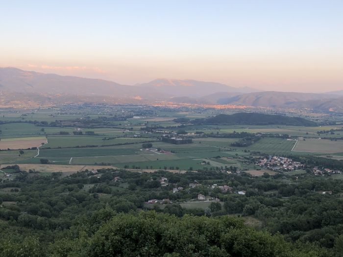 Greccio, vista sulla valle reatina [Foto: Associazione culturale GoTellGo, CC BY NC SA]