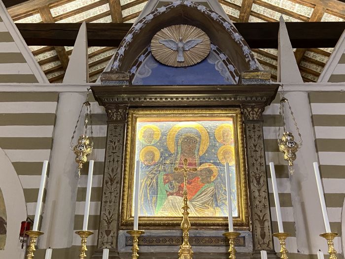 L'icona della Madonna nella Chiesa di Santa Maria in Celsano [Foto: Archivio Associazione culturale GoTellGo, CC BY NC SA]