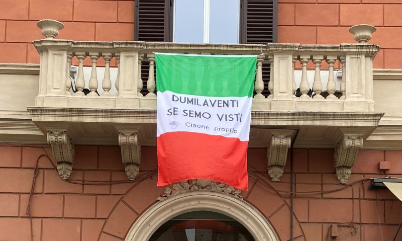 Dumilaventi se semo visti, Roma 2020 [Foto: Maria Teresa Natale, CC BY NC SA]
