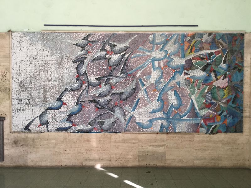 Mosaico parietale [Foto: Archivio Associazione culturale GoTellGo / Chiara Morabito, CC BY NC SA]