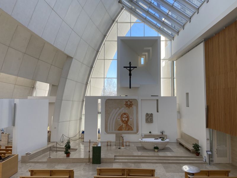 Tor Tre Teste, Chiesa Dives in Misericordia [Foto: Associazione culturale GoTellGo / Maria Teresa Natale, CC BY NC ND]