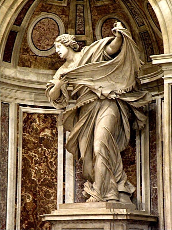 Basilica di San Pietro, Statua di Santa Veronica [Fonte: Wikimedia Commons, CC BY NC, image by Vitold Muratov]