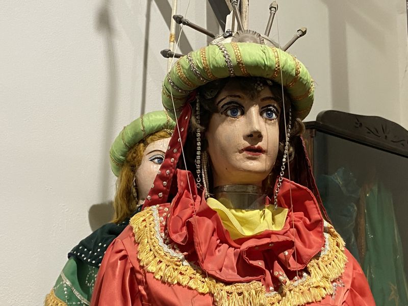 Sortino, Museo dell'Opera dei Pupi, la bella Angelica [Foto: Associazione culturale GoTellGo / Maria Teresa Natale, CC BY NC SA]