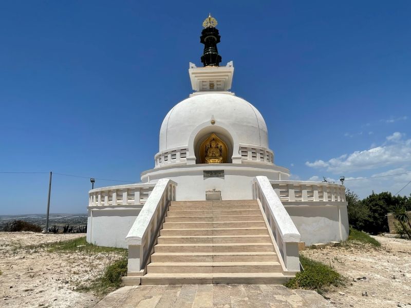 Lo stupa buddhista di Canicarao [Foto: Associazione culturale GoTellGo / Maria Teresa Natale, CC BY NC SA]
