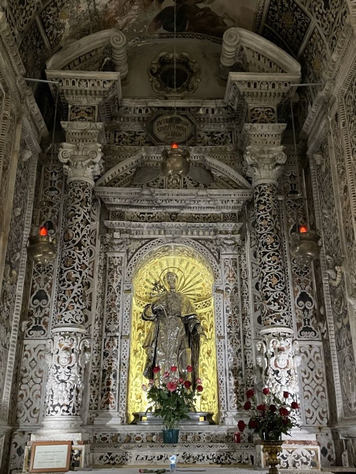 Trapani. Santuario di Maria SS. Annunziata, cappella di S. Alberto degli Abati [Foto: Maria Teresa Natale, CC BY NC SA]