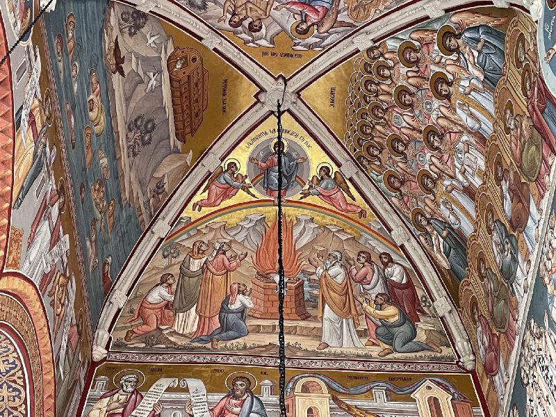 Chiesa del Monastero di Putna, affreschi negli ambienti interni [Foto: Maria Teresa Natale, CC BY NC SA]