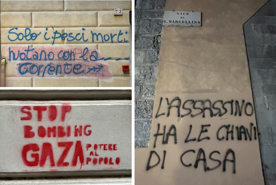 Genova, Scritte sui muri nel quartiere multietnico [Foto: Maria Teresa Natale, CC BY NC SA]