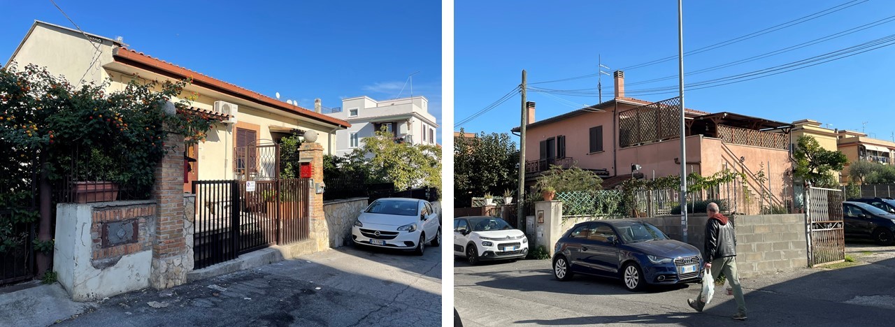 Via Orazio Borgianni: casette anni Cinquanta [Foto: Maria Teresa Natale, CC BY NC SA]
