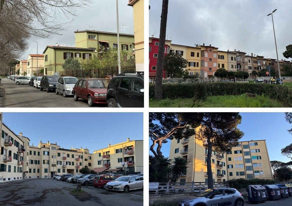 Ostia: scorci del complesso INA CASA [Foto: Maria Teresa Natale, CC BY NC SA]